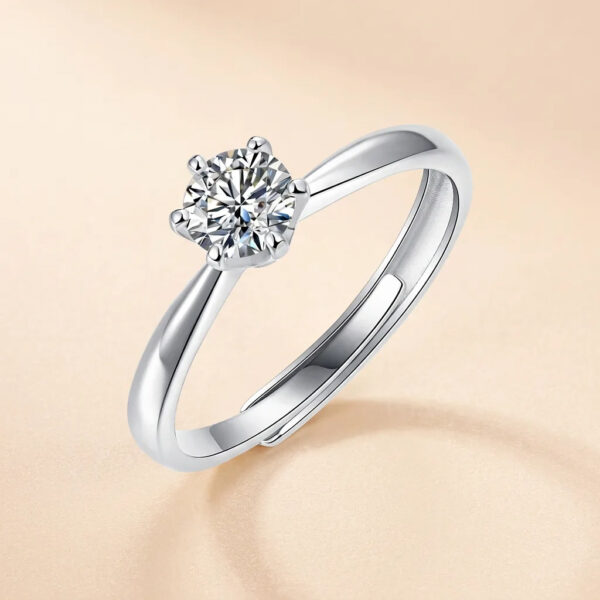 ANRYSS Best-Selling Moissanite Ring — Engagement & Couples' Ring for Women — S925 Sterling Silver (Non-Fading)