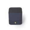 Jeulia Gorgeous Dark Blue Square Proposal Ring Box