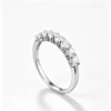 Anryss 925 sterling silver Trendy Instagram-worthy women's moissanite ring unique and sophisticated seven-star design
