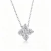 Anryss 925 sterling silver Moissanite necklace pendant for women – affordable luxury style