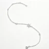 Anryss 925 sterling silver Five-pointed star bracelet for women a light luxury niche design moissanite jewelry