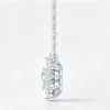 Anryss 925 sterling silver A niche design with a sunflower moissanite pendant exuding understated luxury and sophisticated clavicle necklace