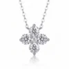 Anryss 925 sterling silver Moissanite necklace pendant for women – affordable luxury style