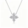 Anryss 925 sterling silver Moissanite necklace pendant for women – affordable luxury style