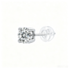 Anryss 925 sterling silver Moissanite minimalist four-prong stacked style unisex stud earrings