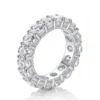 Anryss 925 sterling silver tylish colorfast fully inlaid moissanite ring - understated luxury for niche buyers