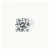 Anryss 925 sterling silver Moissanite minimalist four-prong stacked style unisex stud earrings