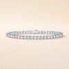 Anryss 925 sterling silver Moissanite tennis bracelet for women light luxury style