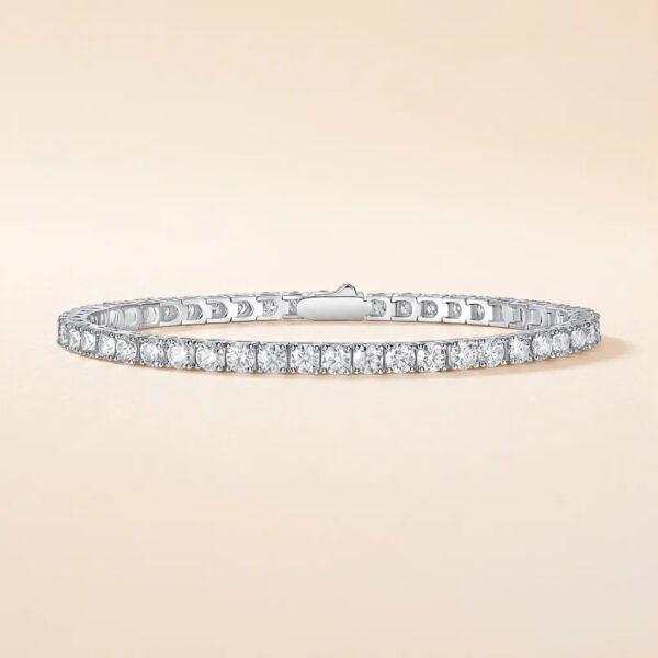 Anryss 925 sterling silver Moissanite tennis bracelet for women light luxury style