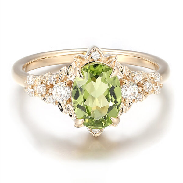 O1CN010QXbTL1aICU1BmeKz_!!1925443306-0-cib Anryss 925 sterling silver 18K gold Gemstone ring 2 carats diamond-shaped women's ring