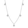 Anryss 925 sterling silver light luxury moissanite necklace with a sophisticated design and starry pendant
