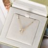 Anryss 925 sterling silver Affordable luxury pigeon egg moissanite necklace versatile and simple clavicle chain