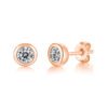 Anryss 925 sterling silver Moissanite Perception Bubble Earrings Minimalist Style