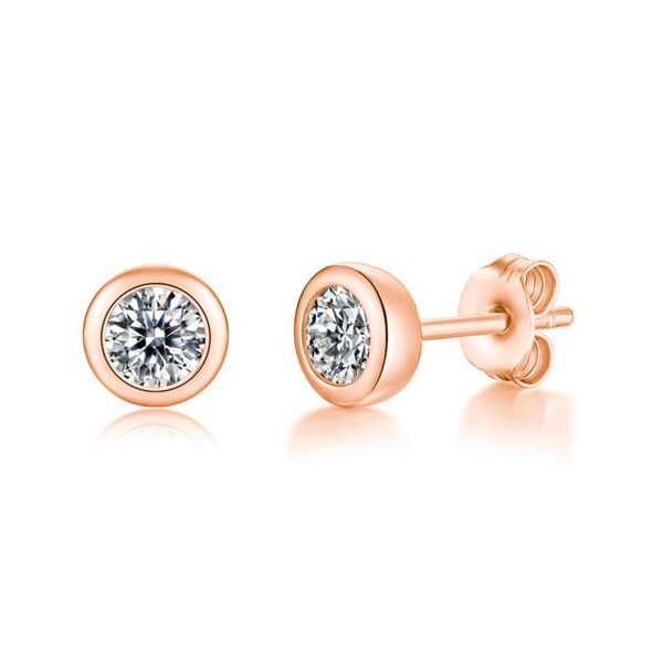 Anryss 925 sterling silver Moissanite Perception Bubble Earrings Minimalist Style