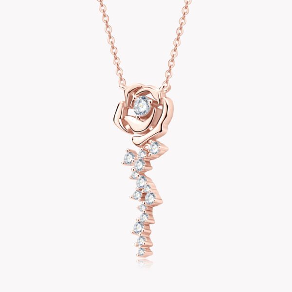 O1CN014mFBEX1JF85CiIhhd_!!1859550998-0-cib Anryss 925 sterling silver Unique versatile Ins-style rose gold moissanite necklace for women