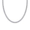 Anryss 925 sterling silver European and American style layered clavicle necklace, moissanite starry sky necklace, women's tennis necklace
