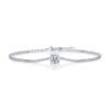 Anryss 925 sterling silver Dawn Dewdrop Bracelet Moissanite Plated with White Gold and Silver