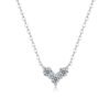 Anryss 925 Sterling Silver Necklace with Moissanite Dream Pendant - Fashionable Clavicle Chain Accessories