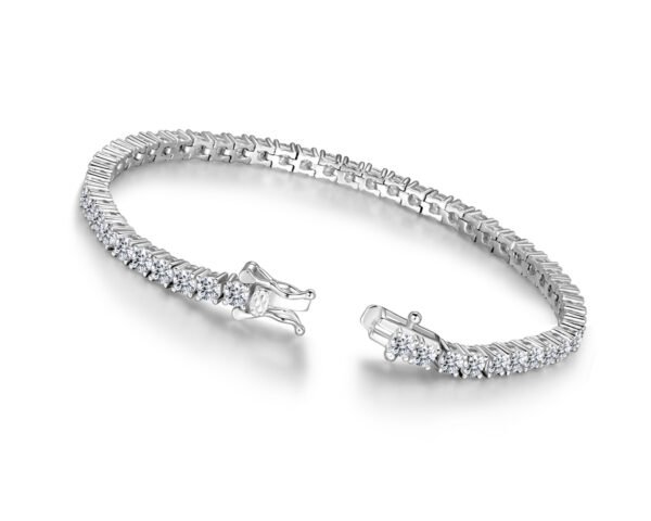Anryss 925 sterling silver moissanite tennis ball chain bracelet a sophisticated and luxurious bracelet for women a niche and exquisite style