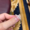 Anryss 925 sterling silver Women's Stackable Moissanite Ring Set – 18K Gold-Plated Affordable Luxury with a Sophisticated Aesthetic
