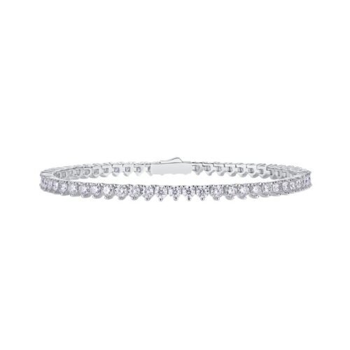 Anryss 925 sterling silver Silver-plated gold Moissanite bracelet featuring a charm—affordable luxury style