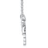 Anryss 925 sterling silver Coconut tree necklace for women classic European and American style moissanite clavicle chain