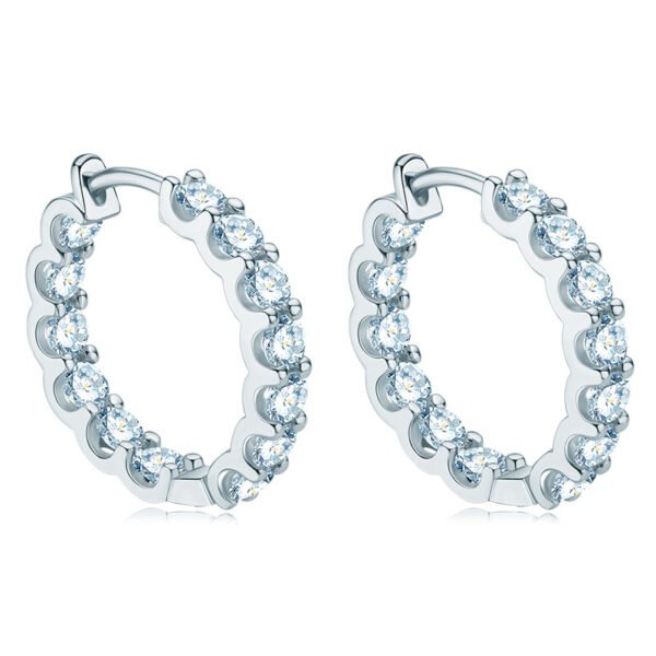 O1CN01Jp4U4C1JF80VTHn5t_!!1859550998-0-cib Anryss 925 sterling silver Moissanite earrings and hoops—trendy stylish designs