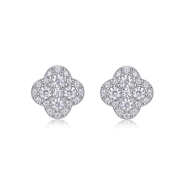 Anryss 925 sterling silver Women's Square Stud Earrings – Trendy Korean-Style "Insta-Worthy" Accessories