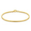 Anryss 925 sterling silver Ins-style tennis leather bracelet for women featuring moissanite and a touch of understated luxury