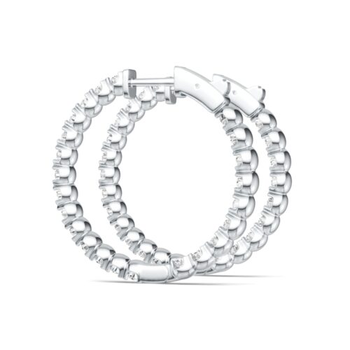 Anryss 46 moissanite stones in silver Hot-selling colorfast fashionable earrings understated luxury