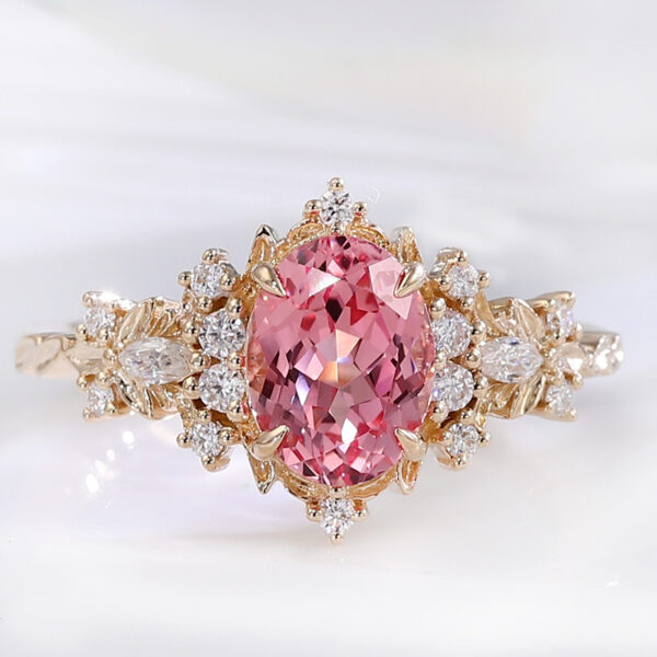 O1CN01NzfdtP1aICU1xtczq_!!1925443306-0-cib Anryss 925 sterling silver 18K gold Gemstone ring 2 carats diamond-shaped women's ring