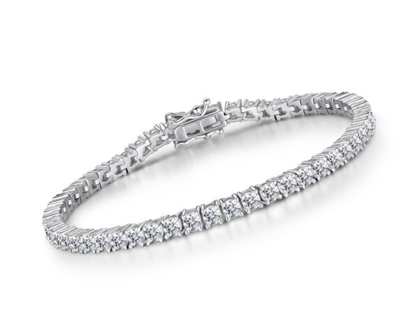 Anryss 925 sterling silver moissanite tennis ball chain bracelet a sophisticated and luxurious bracelet for women a niche and exquisite style
