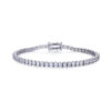 New minimalist luxury boutique exquisite ins style bracelet for women, full diamond S925 sterling silver high-end tennis chain