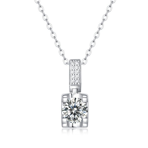 O1CN01QregoR1mS4S6mV1RV_!!2220098954952-0-cib Anryss 925 sterling silver Moissanite sugar cube necklace for women, minimalist style