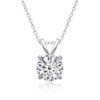 Anryss 925 sterling silver light luxury moissanite necklace with a sophisticated design and starry pendant