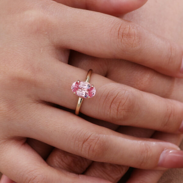 O1CN01Ve3NfQ1aICQzCHAFV_!!1925443306-0-cib Anryss 925 sterling silver 18K gold Gemstone ring 2 carats diamond-shaped women's ring