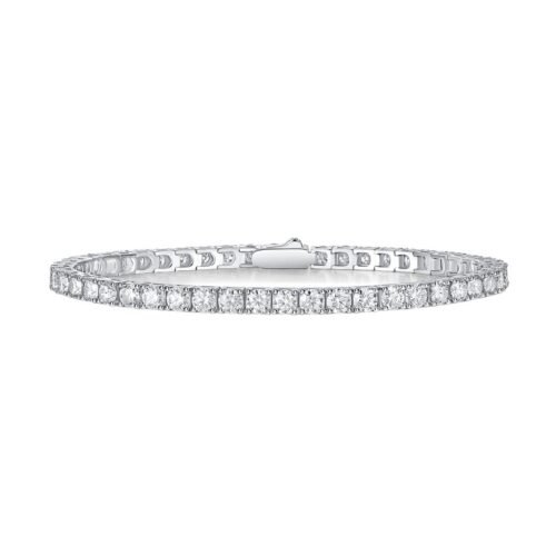 Anryss 925 sterling silver Moissanite tennis bracelet for women light luxury style