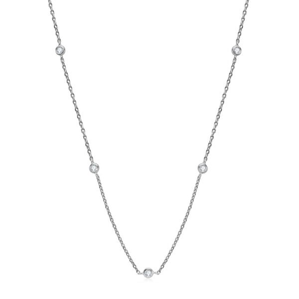 Anryss 925 sterling silver light luxury moissanite necklace with a sophisticated design and starry pendant