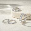 S925 sterling silver ring, a hot-selling moissanite closed-cut ring on Amazon (cross-border e-commerce), in stock.