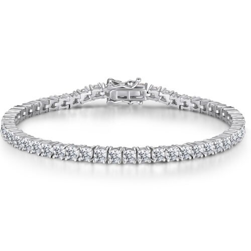 Anryss 925 sterling silver moissanite tennis ball chain bracelet a sophisticated and luxurious bracelet for women a niche and exquisite style