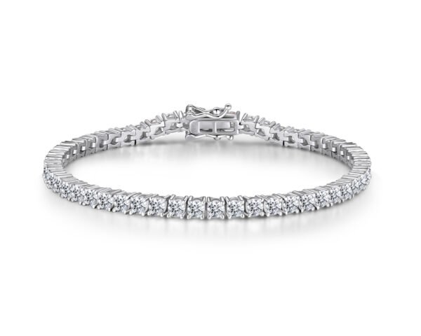 Anryss 925 sterling silver moissanite tennis ball chain bracelet a sophisticated and luxurious bracelet for women a niche and exquisite style