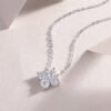 Anryss 925 sterling silver Moissanite necklace pendant for women – affordable luxury style