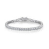 New minimalist luxury boutique exquisite ins style bracelet for women, full diamond S925 sterling silver high-end tennis chain