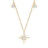 Anryss 925 sterling silver light luxury moissanite necklace with a sophisticated design and starry pendant