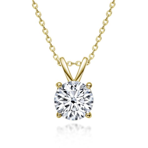 Anryss 925 sterling silver Fairy-like sweet and cool moissanite necklace/choker with a unique and sophisticated feel