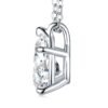 O1CN01mntRaU1mS4SzSnDX6_!!2220098954952-0-cib Anryss 925 sterling silver Four-claw moissanite pear-shaped teardrop necklace for women simple style for layering pendants.