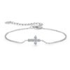 Anryss 925 sterling silver four-leaf clover moissanite bracelet a luxurious and sophisticated piece