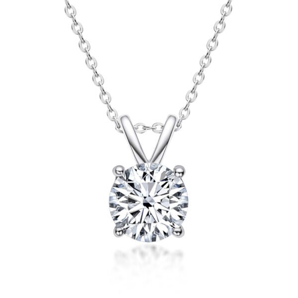 Anryss 925 sterling silver Fairy-like sweet and cool moissanite necklace/choker with a unique and sophisticated feel