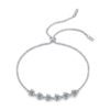 Anryss 925 sterling silver Bracelet with moissanite silver plated with white gold