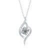 Anryss 925 sterling silver Luxury Moissanite Pendant Gift Jewelry Stackable Necklace